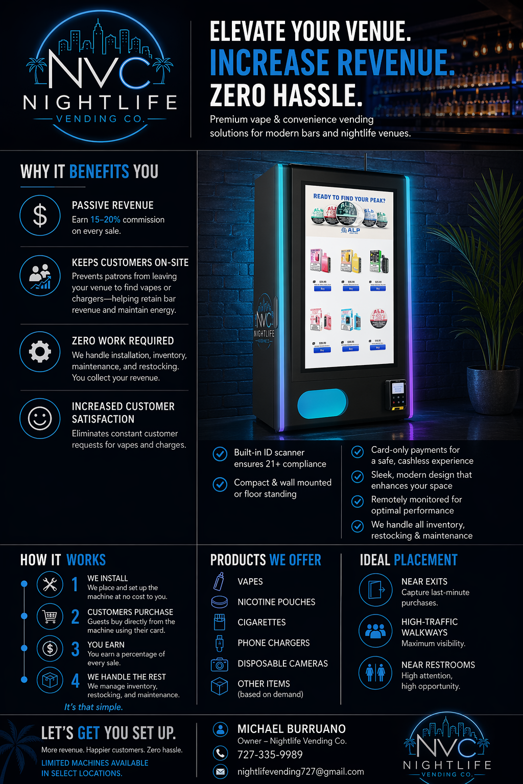 VapeTM Vending Machine by Nightlife Vending Co.